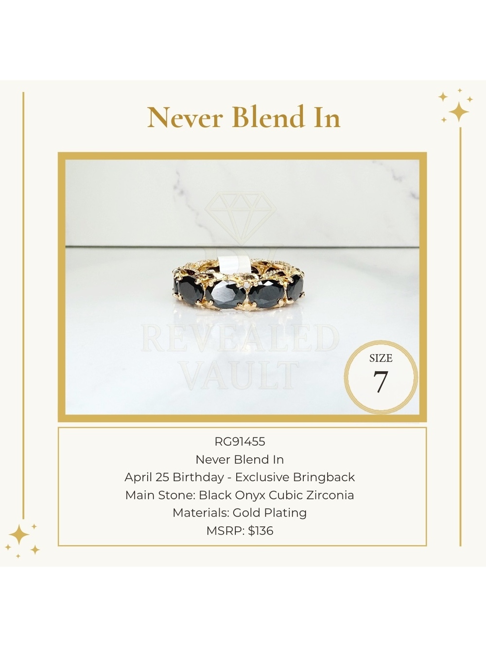 Never Blend In - Size 7 - OG